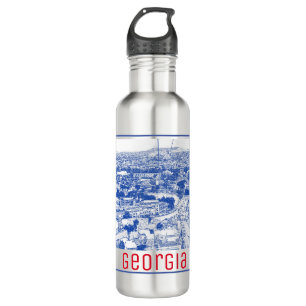 Tbilisi Georgia Cityscape Street Architecture 710 Ml Water Bottle