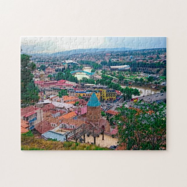 Tbilisi Georgia Cityscape Street Architecture Jigsaw Puzzle (Horizontal)