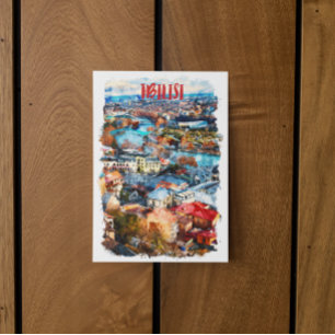 Tbilisi Georgia Cityscape View Postcard