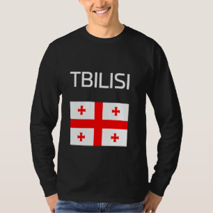 Tbilisi Georgia Georgian Flag T-Shirt
