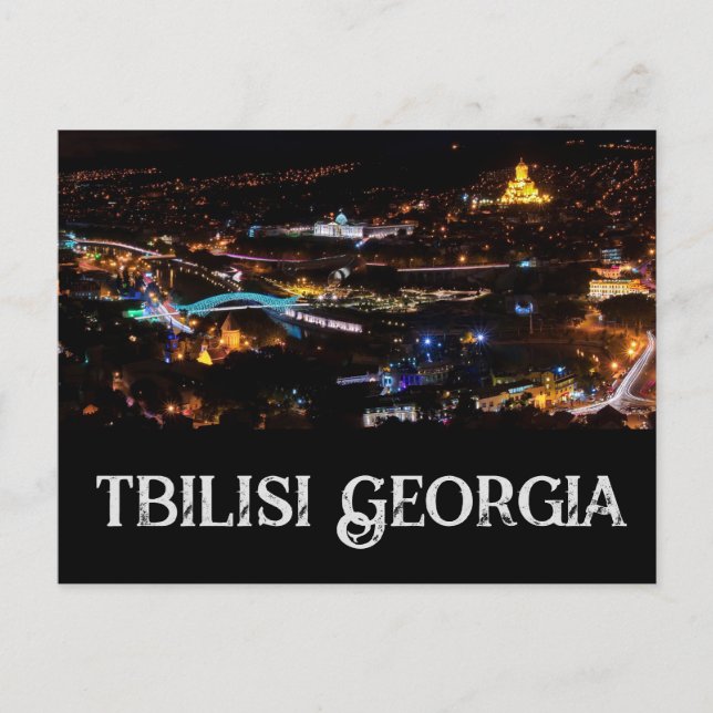 Tbilisi Georgia Holiday Postcard (Front)