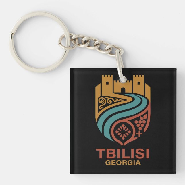 Tbilisi Georgia Key Ring (Front)
