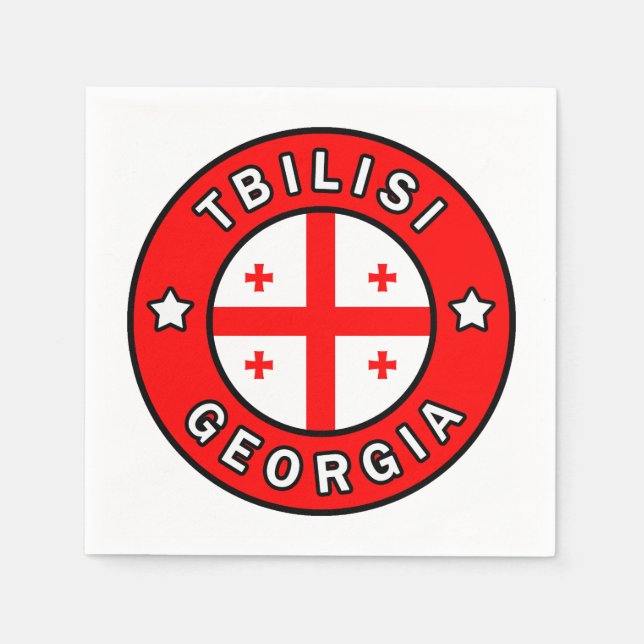 Tbilisi Georgia Napkin (Front)