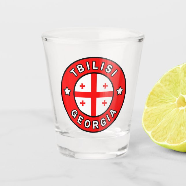 Tbilisi Georgia Shot Glass (Front)