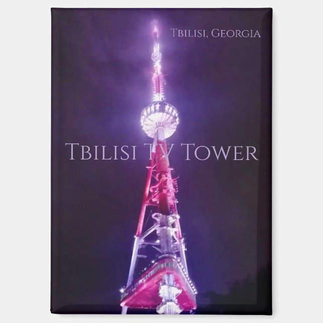 Tbilisi Georgia - Tbilisi TV Tower Magnet (Front)