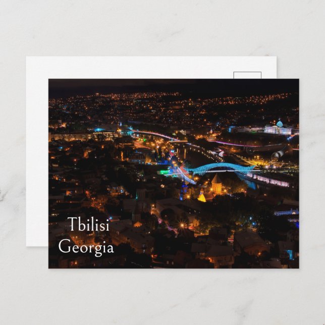 Tbilisi in night postcard (Front/Back)