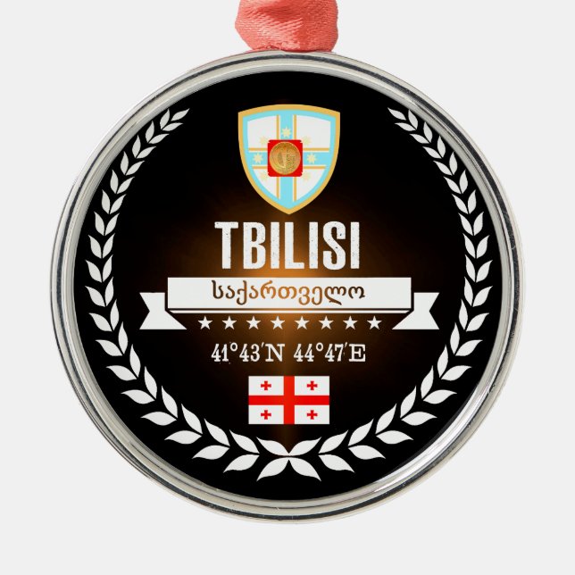 Tbilisi Metal Ornament (Front)