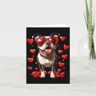 Tbull Heart Gles Cute Ttie Valentines Day Dog Love Card