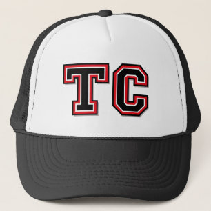 "TC" Monogram Initials Trucker Hat