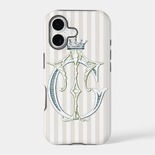 TC or CT Monogram with Crown