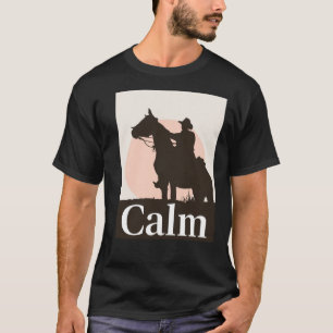 TCalm Horse Self Care Quote Hoodie - Minimalist Sl T-Shirt