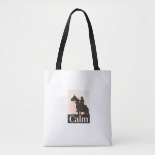 TCalm Horse Self Care Quote Hoodie - Minimalist Sl Tote Bag