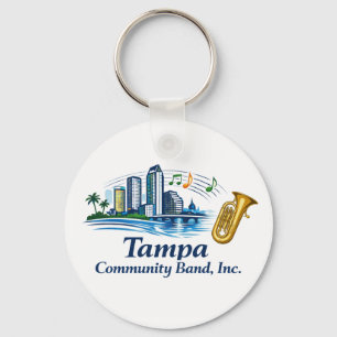 TCB Baritone/Euphonium/Tuba Logo Keychain