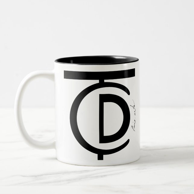 TCD fine arts Two-Tone Coffee Mug (Left)
