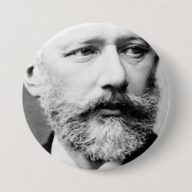 Tchaikovsky 7.5 Cm Round Badge (Front)