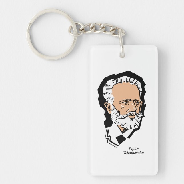 Tchaikovsky Key Ring (Front)