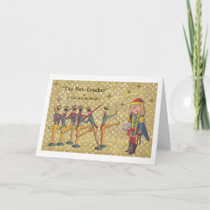 Tchaikovsky Nutcracker Soldiers Christmas Holiday Card