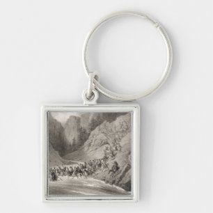 Tcherkersseians on a Raid near the Black Sea, plat Key Ring