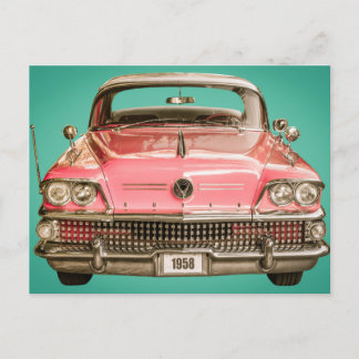 tClassic Buick 1958 Century Car Postcard