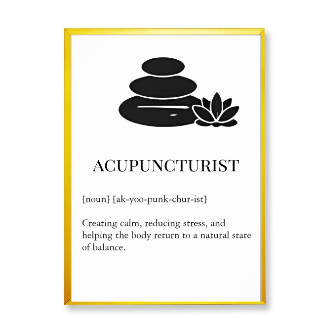 TCM Wall Art for Acupuncture Wall Chart (Acupucture clinic wall decor art,  acupuncture wall chart)