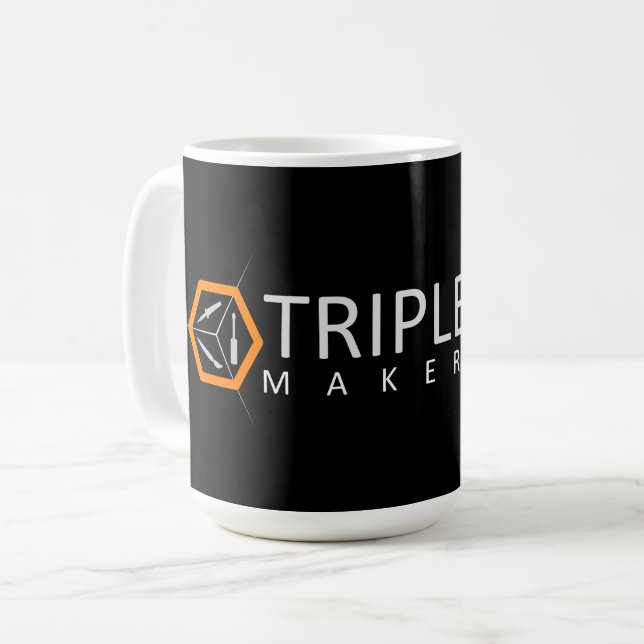 TCMS Mug - Dark Background (Front Left)