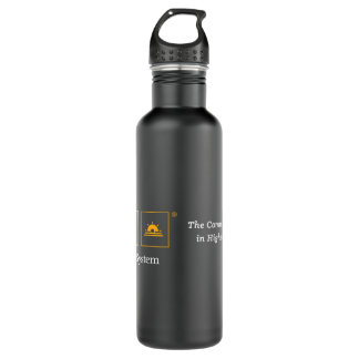 TCS Black Matte Water Bottle