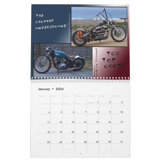 TCU's Top Chops 2012 Calendar (Jan 2026)