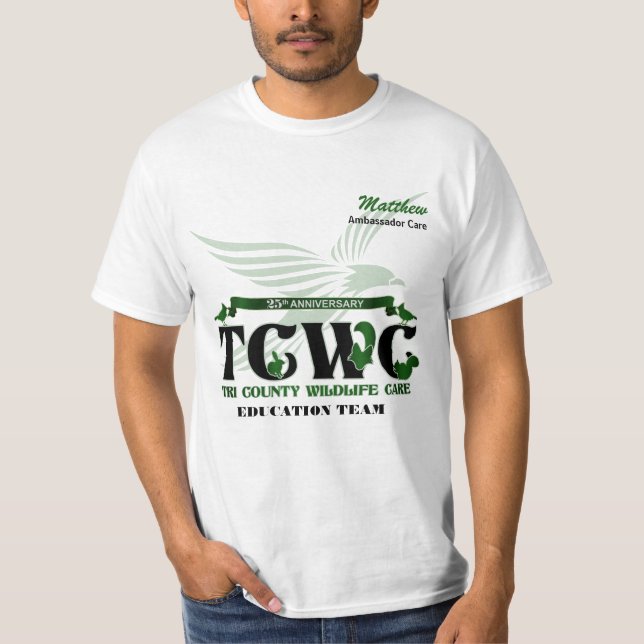TCWC 25th Anniversary Limited Edition with Name T-Shirt (Front)