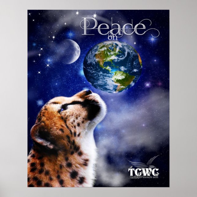 TCWC - Peace on Earth Cheetah Poster (Front)