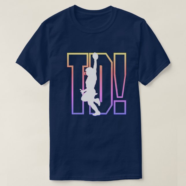 TD! Football T-Shirt (Design Front)