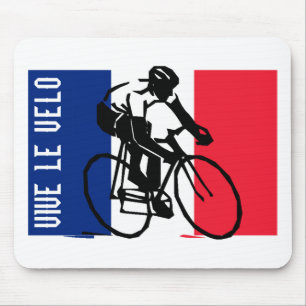 tdf vive le velo custom design mouse pad