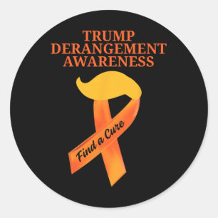 Tds Awareness Trump Derangement Syndrome Awareness Classic Round Sticker