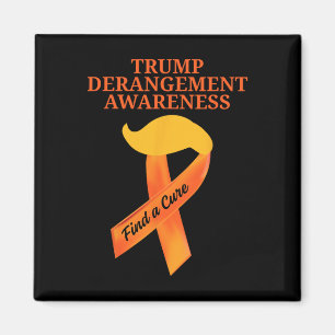 Tds Awareness Trump Derangement Syndrome Awareness Magnet