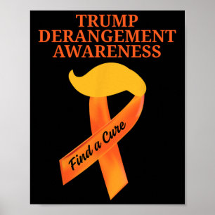 Tds Awareness Trump Derangement Syndrome Awareness Poster