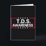 Tds Trump Derangement Syndrome Funny Trump Support Card<br><div class="desc">Tds Trump Derangement Syndrome Funny Trump Supporter _1</div>