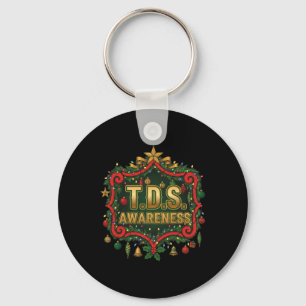 Tds Trump Derangement Syndrome Funny Trump Support Key Ring
