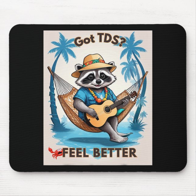 Tds Trump Derangement Syndrome Funny Trump Support Mouse Pad (Front)