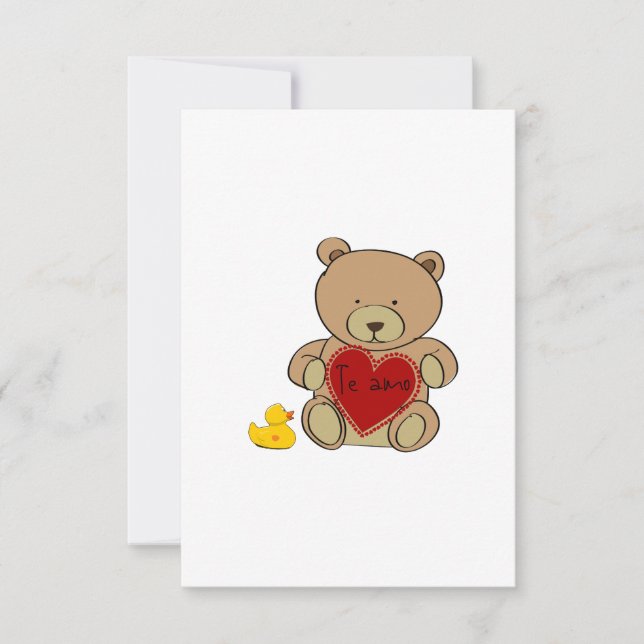 "Te Amo" Card (Front)