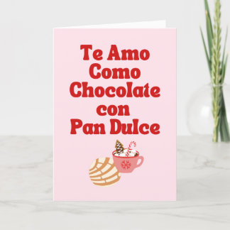 Te Amo Como Pan Dulce Holiday Card