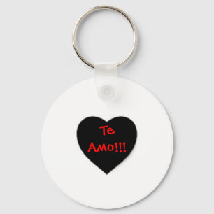 te amo!! key ring