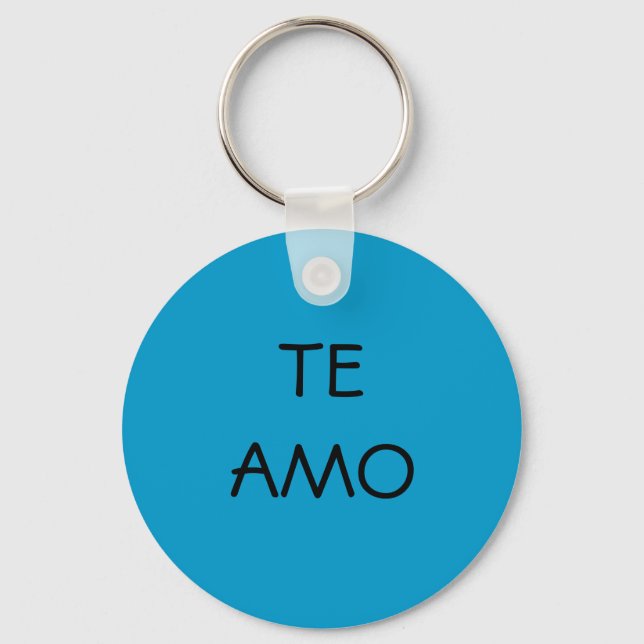 TE AMO - keychain (Front)