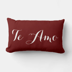 Te Amo Lumbar Cushion