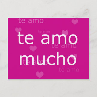 Te Amo Postcard