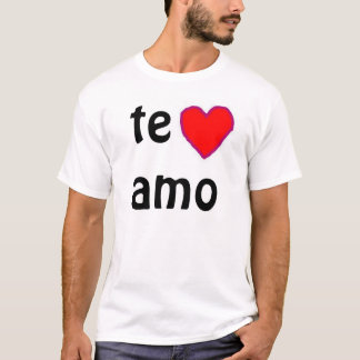 "Te amo" t-shirt
