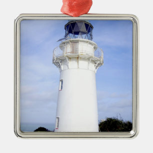 Te Araroa, New Zealand. A lighthouse gives Metal Tree Decoration