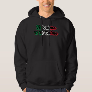 Te Calmas O Te Calmo Funny Spanish Mum Flip Flop Hoodie