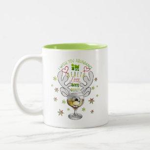 Te deseo abundancia en salud amor y dinero Two-Tone coffee mug