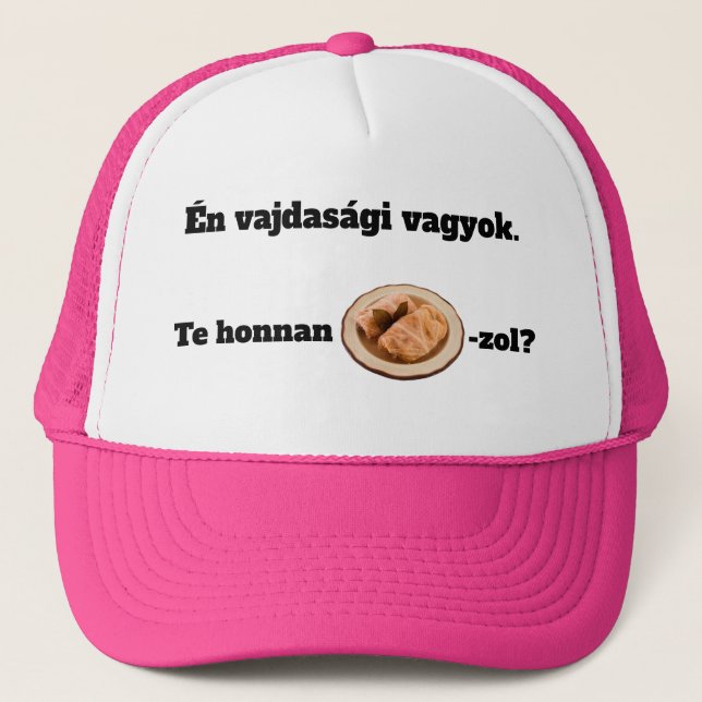 Te honnan SZÁRMA-zol? mici Trucker Hat (Front)