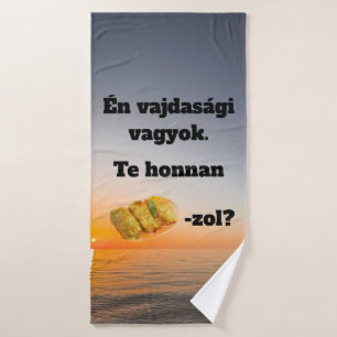 Te honnan SZÁRMA-zol? törülküző Bath Towel