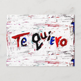 te quiero postcards